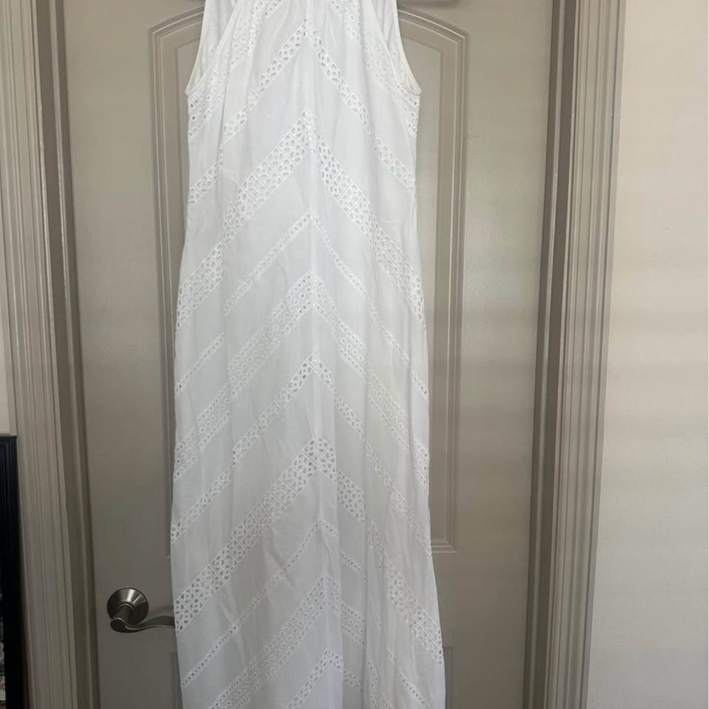 Tommy Bahama White Lace Maxi Dress